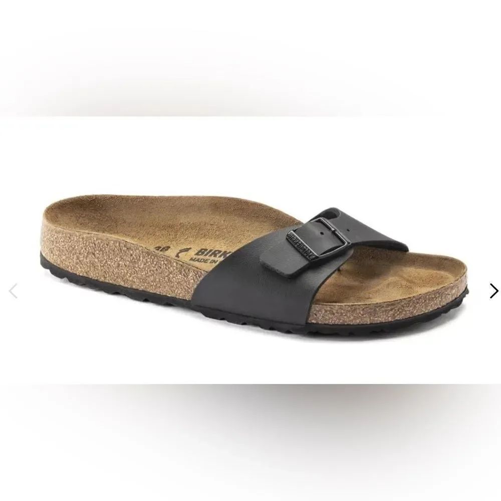 Birkenstock Madrid Black Birko-Flor Size 37